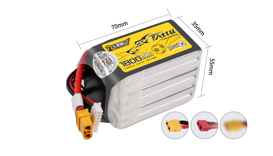 Tattu 無人機(jī)足球?qū)S秒姵?00系列